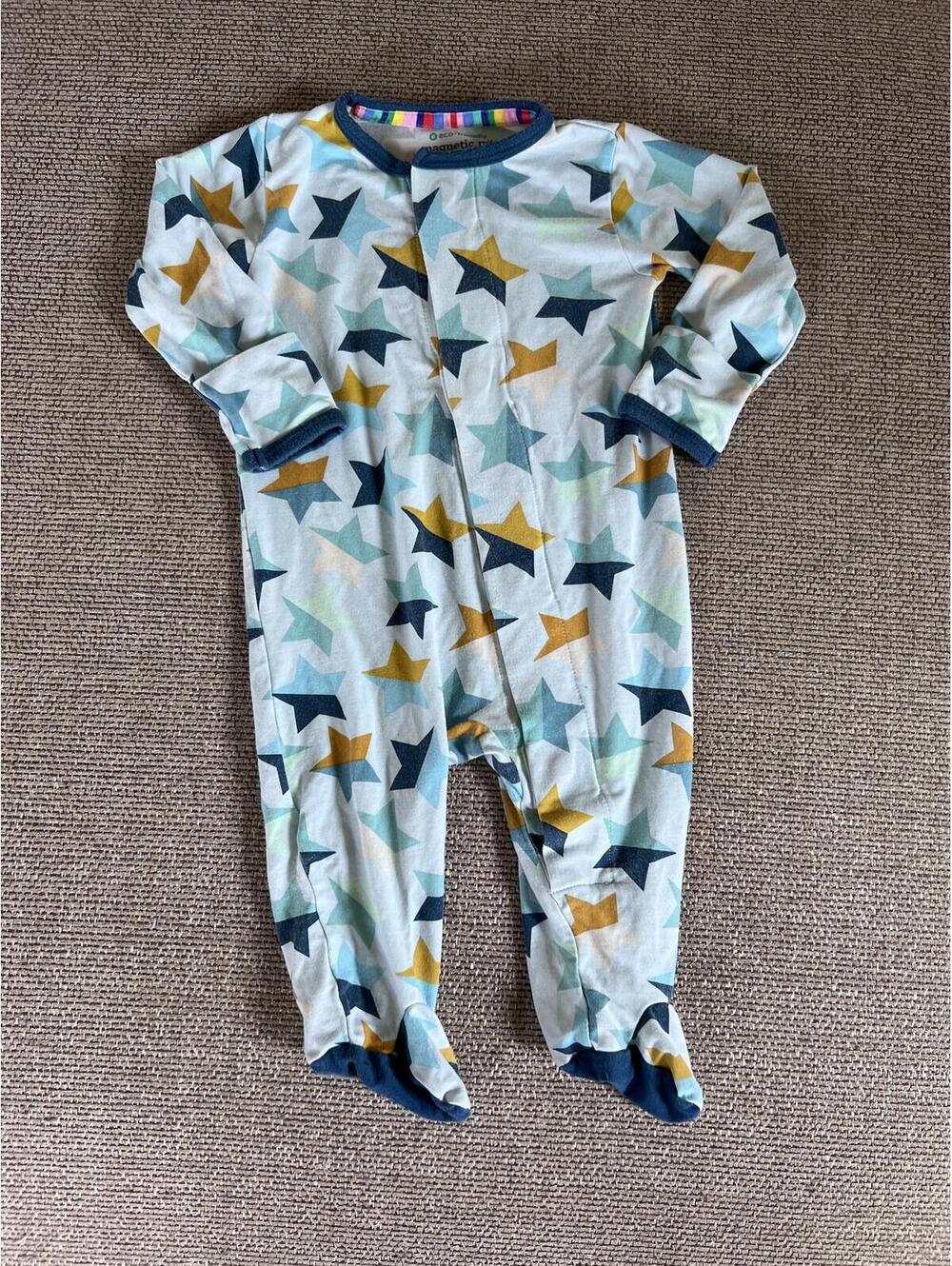 Magnetic Me Bamboo Star Footie Pjs
